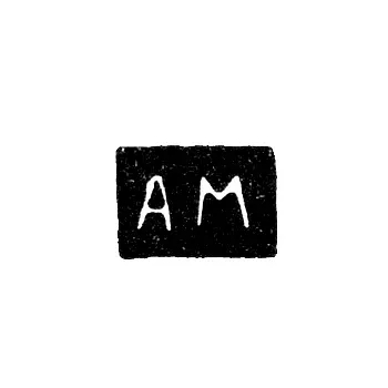Master's Mark of Muromtsev A. L. - Vladimir - initials "AM" - 1796