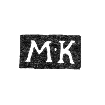 Hallmark of an Unknown Master from St. Petersburg - Initials "M-K" - 1837-1869