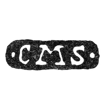 Maker's Mark of Karl Magnus Stehle - St. Petersburg - Initials "CMS" - 1830-1849