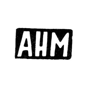 Master's Mark of Maloskov Anatoly Nikolaev - Krasnoe Village - Initials "ANM" - Late 19th Century