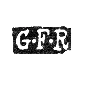 Hallmark of an Unknown St. Petersburg Master - Initials "G-F-R" - 1846-1849