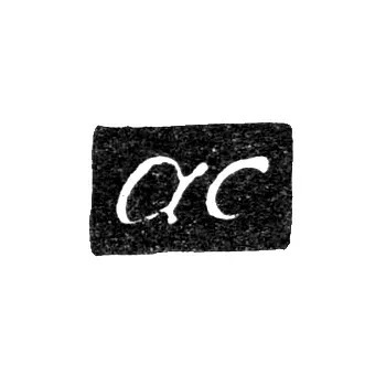 Master's hallmark of Sokolov Alexey Isaev - Moscow - initials "as" = early 20th century - 1830