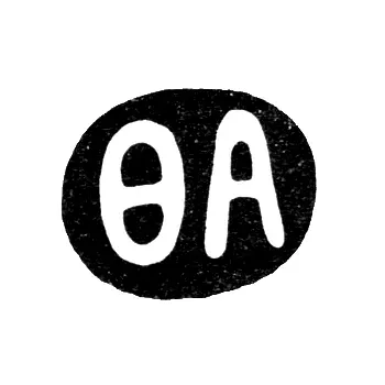 Maker's Mark of Abakumov Filipp Abakumovich - Moscow - initials "FA" - 1868-1908