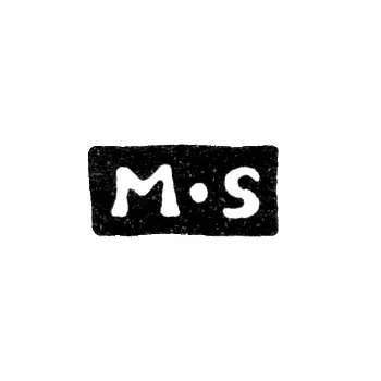 Maker's Mark of Svinarsky M. - Minsk - initials "M-S" - 1874