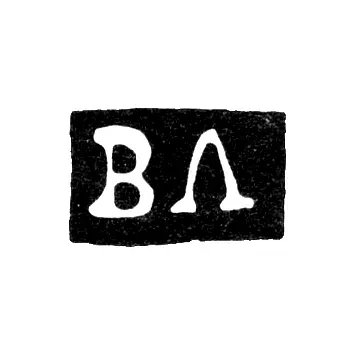 Hallmark of an Unknown Master from Kalinin (Tver) - Initials "VL" - 1812