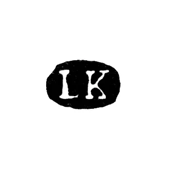 Hallmark of an Unknown Leningrad Master - Initials "LK" - 1869
