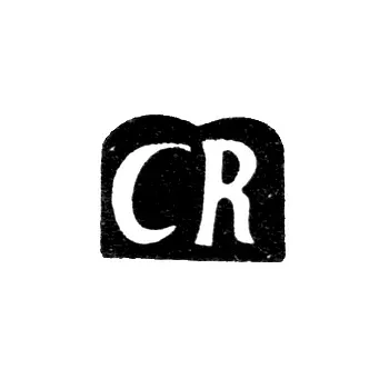 Maker's Mark of Karl David Rautenberg - Tallinn - initials "CR" - 1836-1885