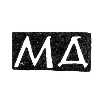 Master's Mark of Dmitriev M. - Moscow - initials "MD" - 1854-1877