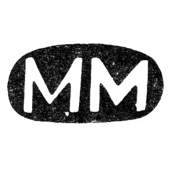 Клеймо мастера Маслов Михаил Васильевич - Москва - инициалы "ММ" - 1908-1917 гг.