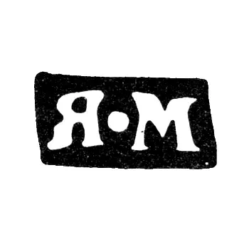 Клеймо мастера Масленников Яков Семенов - Москва - инициалы "Я-М" - 1756-1790 гг.