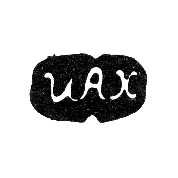 Mark of an Unknown Master - Initials "IAKh" - Late 19th to Early 20th Century