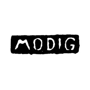 Клеймо мастера Модиг Элиас - Ленинград - инициалы "MODIG"