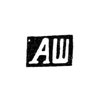 Mark of an Unknown Master from Orhei - Initials "AШ" - 1868-1871