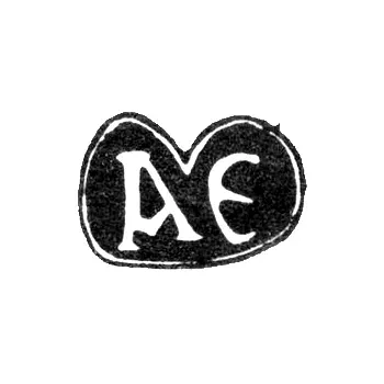 Mark of an Unknown Master from Gorky (Nizhny Novgorod) - Initials "AG" - 1760s