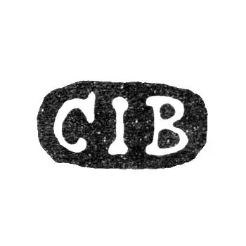 Master's Mark of Bogas Karl Iogan - Leningrad - initials "CIB"