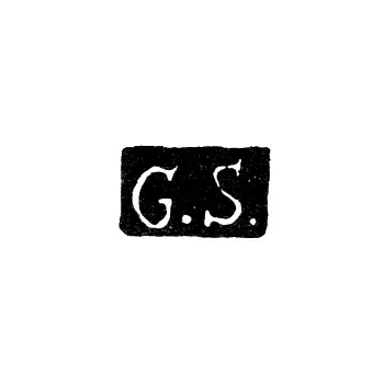 Maker's Mark of Simonsson Karl Gustav - Leningrad - initials "G.S."