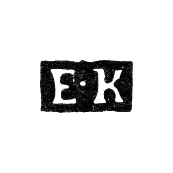 Hallmark of an Unknown Moscow Master - Initials "E-K" - 1765-1771