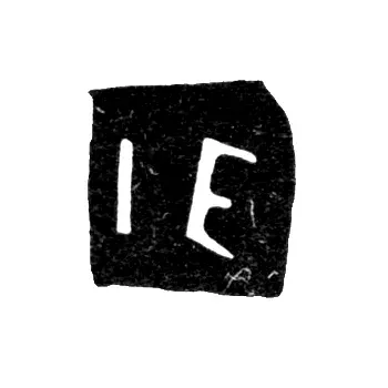 Master's Mark of Ivan Egorov - Moscow - initials "IE" - 1733-1760