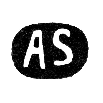 Master's Mark of Andreas Hans - Tallinn - initials "AS" - 1723-1734