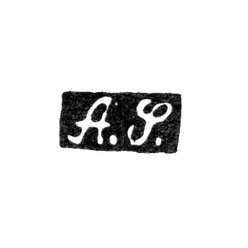 Master's Mark of Adolf Shper - Leningrad - Initials "A.S."