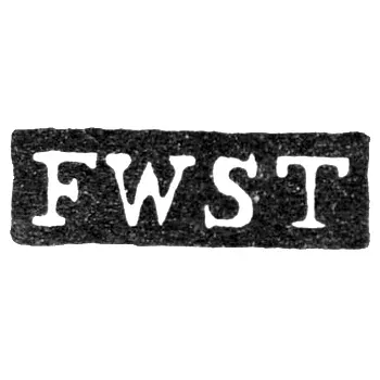 Клеймо мастера Веннерстрем Олоф Фредерик - Ленинград - инициалы "FWST"