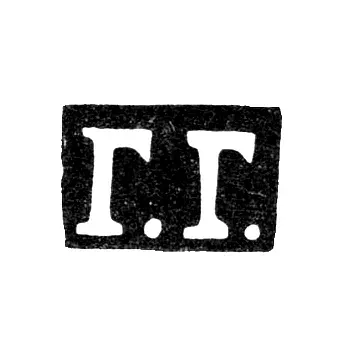 Mark of an Unknown Moscow Master - Initials "G-G K" - 1784