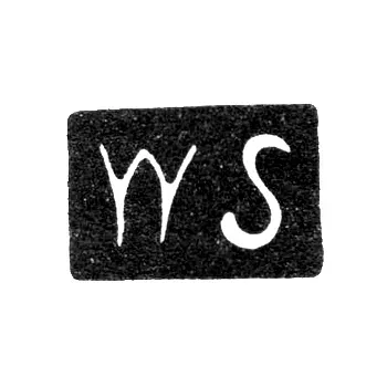 Master's Mark of Zeffer Willem - Tallinn - Initials "WS" - 1924-1940