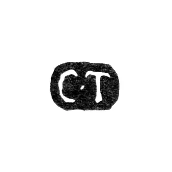 Master's Mark of Karl Johann Tegelsten - Leningrad - initials "C-T"