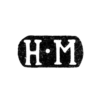 Клеймо неизвестного мастера Ленинграда - инициалы "Н-М" - 1786--1793 гг.