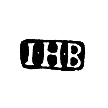 Клеймо мастера Блом Иоганн Генрик - Ленинград - инициалы "I-H-B"