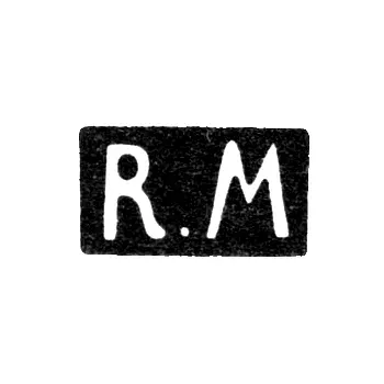 Hallmark of an Unknown Riga Master - Initials "R.M" - 1919-1940