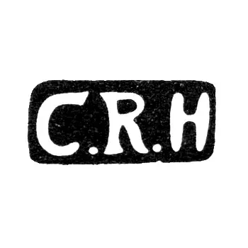 Клеймо мастера Херманн Роберт Хуго - Тарту - инициалы "CRH" - 1853-1886 гг.