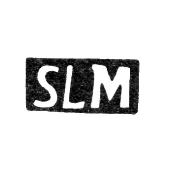 Maker's Mark of S. L. Monchunsky (Moncunskis S. L.) - Vilna - initials "SLM" - 1859