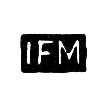 Клеймо мастера Меринг Иоганн Фридрих - Ленинград - инициалы "IFM"