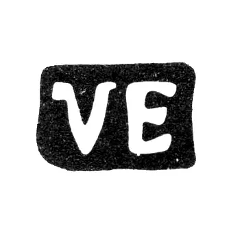 Master's Mark of Erlang Villem - Tallinn - Initials "VE" - 1924-1940