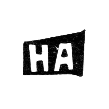 Master's Mark of Nazar Yakovlev Antonov - Krasnoe Village - Initials "NA" - 1898