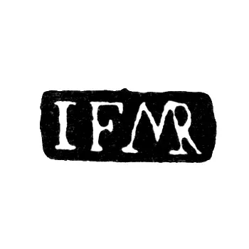 Master's Mark of Johann Friedrich Mehring - Leningrad - initials "IFMR"