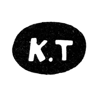 Maker's Mark of Karl-Gustav Thomson - Leningrad - initials "K.T"