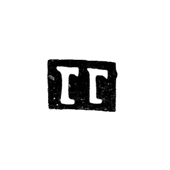 Hallmark of an Unknown Moscow Master - Initials "GG" - 1790