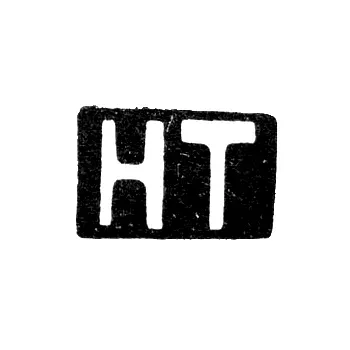 Master's Mark of Tarabrov Nikolai Filippov - Moscow - initials "NT" - 1893-1917