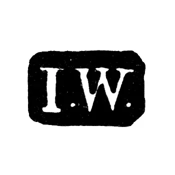Master's Mark of Varyus Johann - Leningrad - Initials "I.W."