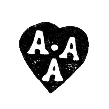 Mark of an Unknown Moscow Master - Initials "A-A A" - 1765-1771