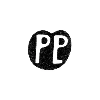 Master's Mark of Poljak Peter - Tallinn - initials "PP" - 1659-1702