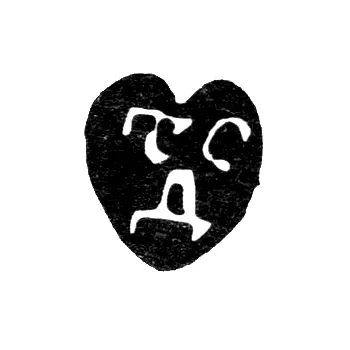 Master's Mark of Dobryakov Trifon Semenov - Moscow - initials "TSD" - 1725-1796