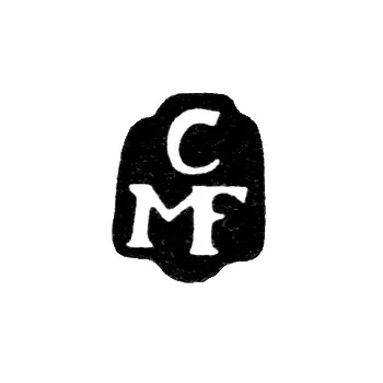Master's Mark of Mansfeld Christopher II - Tallinn - Initials "CMF" - 1715-1740