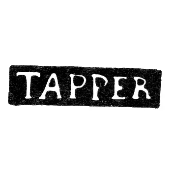 Master's Mark of Heinrich Tapper - Leningrad - initials "TAPPER"