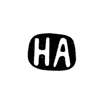 Maker's Mark of Master Nikolai Alekseev - Moscow - initials "NA" - 1843-1868