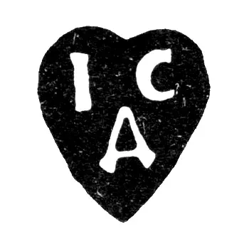 Клеймо неизвестного мастера Москвы - инициалы "IСД" - 1744-1753 гг.