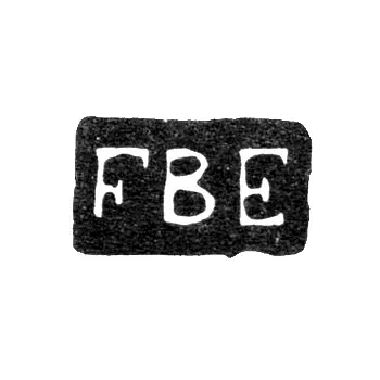 Hallmark of an Unknown St. Petersburg Master - Initials "FBE" - 1797-1800