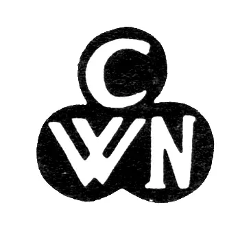 Master's Mark of Neumann Christof Wilhelm - Paide - Initials "CWN" - 1711-1819